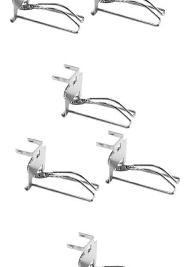 Universal Metal Cash Drawer Clips 3 Pack Iron Money Tray Holders Silver - Image 2