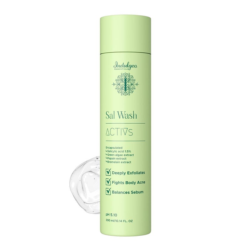 INDULGEO ESSENTIALS Sal Wash Body Wash With Encapsulated Salicylic Acid 15 300Ml - Image 1