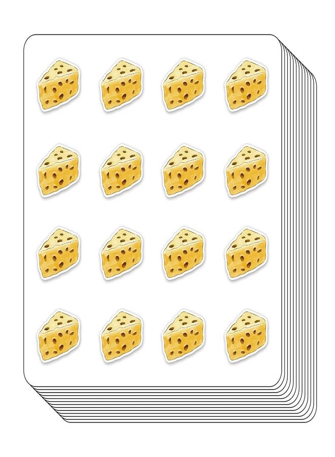 GUVSPTI Cheese Dairy Food Planner Stickers, 0.5in Monthly Scrapbooking Arts Calendars Crafting 208-Pack - Image 1