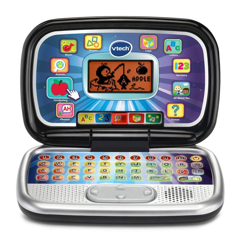 vtech لابتوب VTech الذكي لرياض الأطفال، أسود - Image 1