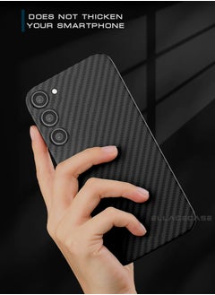 Case for Samsung Galaxy S23, Black Carbon, Solid Camera Protection, Ultra-thin and Lightweight, Plastic-coated Carbon, Compatible with Magsafe and Wireless Charging - pzsku/Z07A6AED66CD73A4BF449Z/45/_/1728885849/9eb4d813-26af-42e7-97fe-1c4e88bc75e3