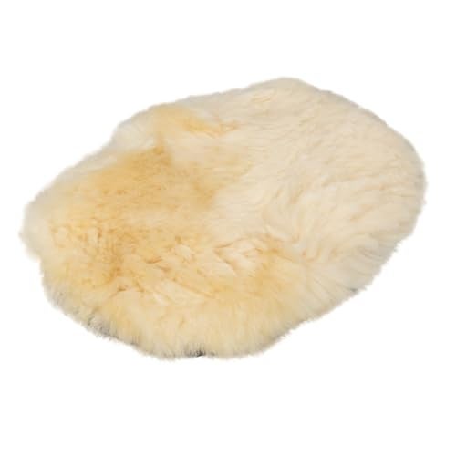 Maxshine Premium Sheepskin Wool Mitt, Real Lambs Wool Car Wash Glove Car Cleaning Ultra Soft Lambskin Wash Pad - Image 3