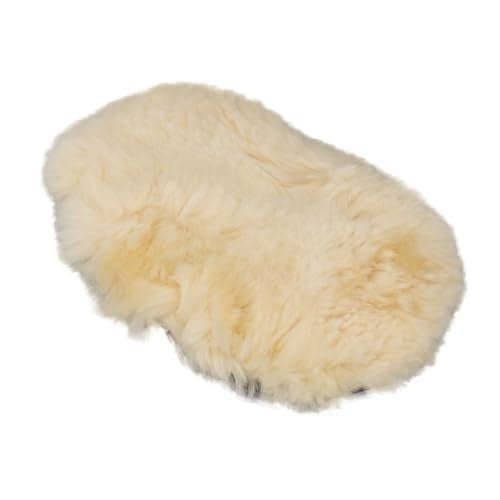 Maxshine Premium Sheepskin Wool Mitt, Real Lambs Wool Car Wash Glove Car Cleaning Ultra Soft Lambskin Wash Pad - Image 5