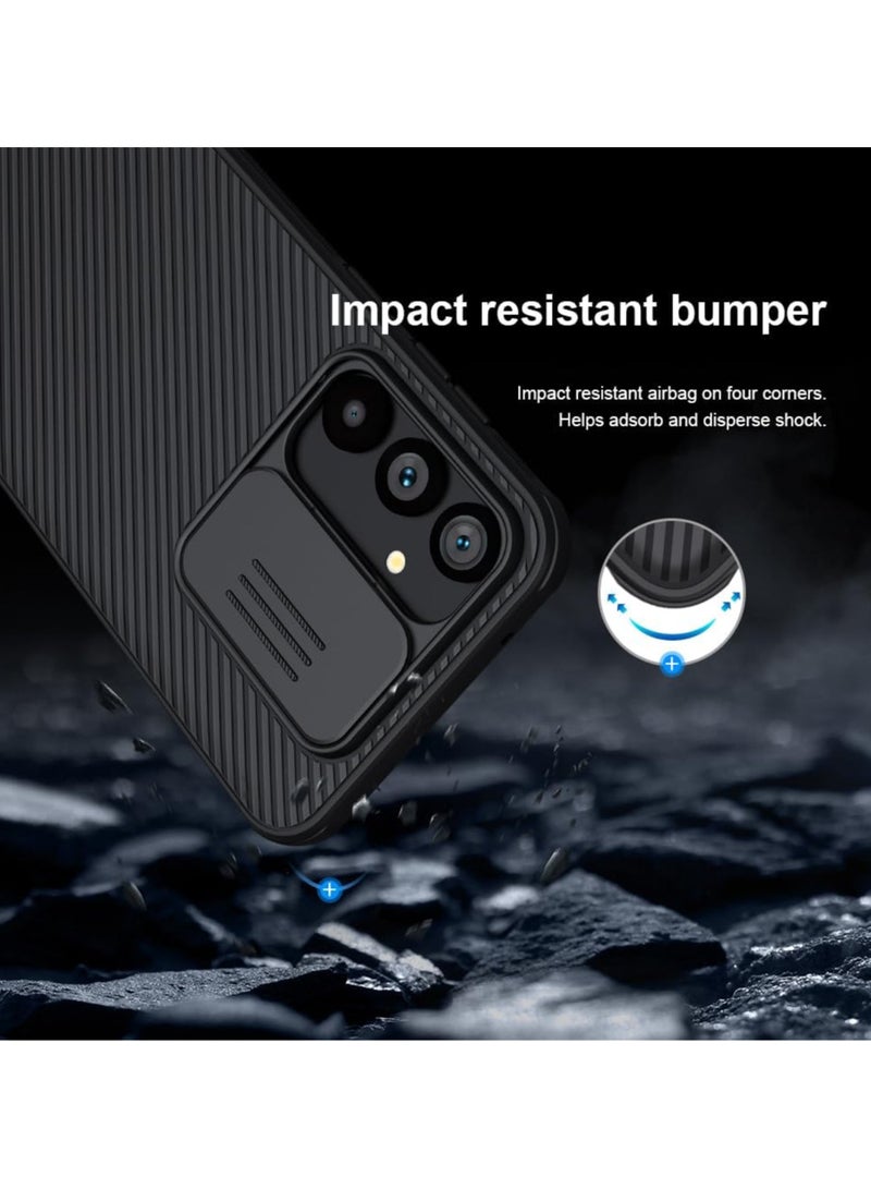 Nillkin CamShield Pro Samsung Galaxy S23 FE Case Camera Protection Slide Camera Cover Slim Thin Slim Protective Case - Black - Image 4