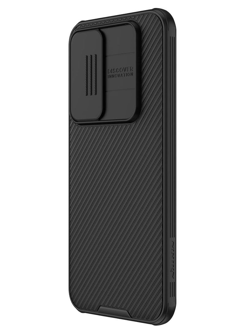 Nillkin CamShield Pro Samsung Galaxy S23 FE Case Camera Protection Slide Camera Cover Slim Thin Slim Protective Case - Black - Image 1