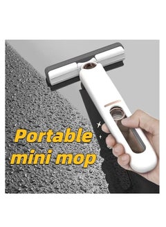 Mini Portable Squeezable Mop Spin Cleaning Mop Mini Wet Dry Mop Kitchen Window Car Wash Mop Cleaning Products For Home