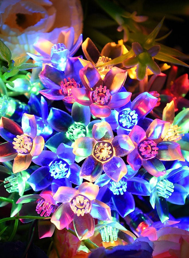 NIBEMINENT Blossom Flower Garden Fairy Lights Multicolour 7meter - Image 2