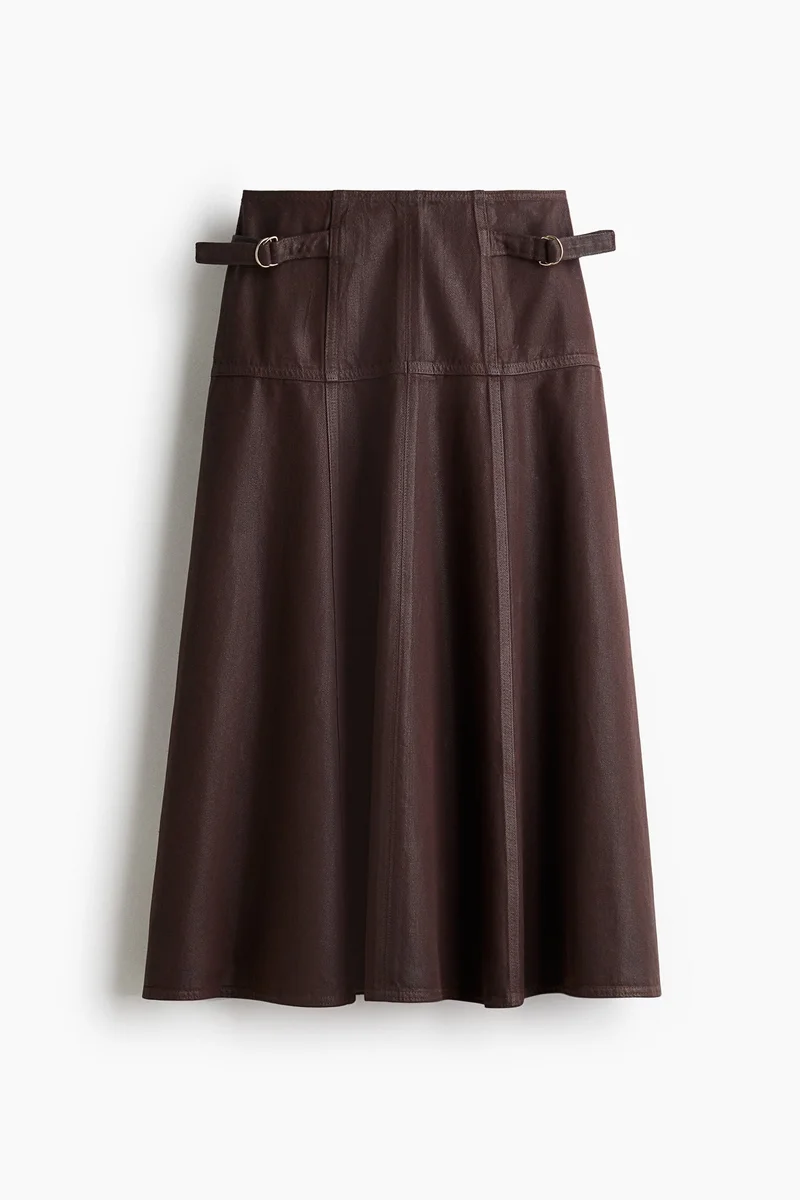 اتش اند ام تنورة جينز بقصة