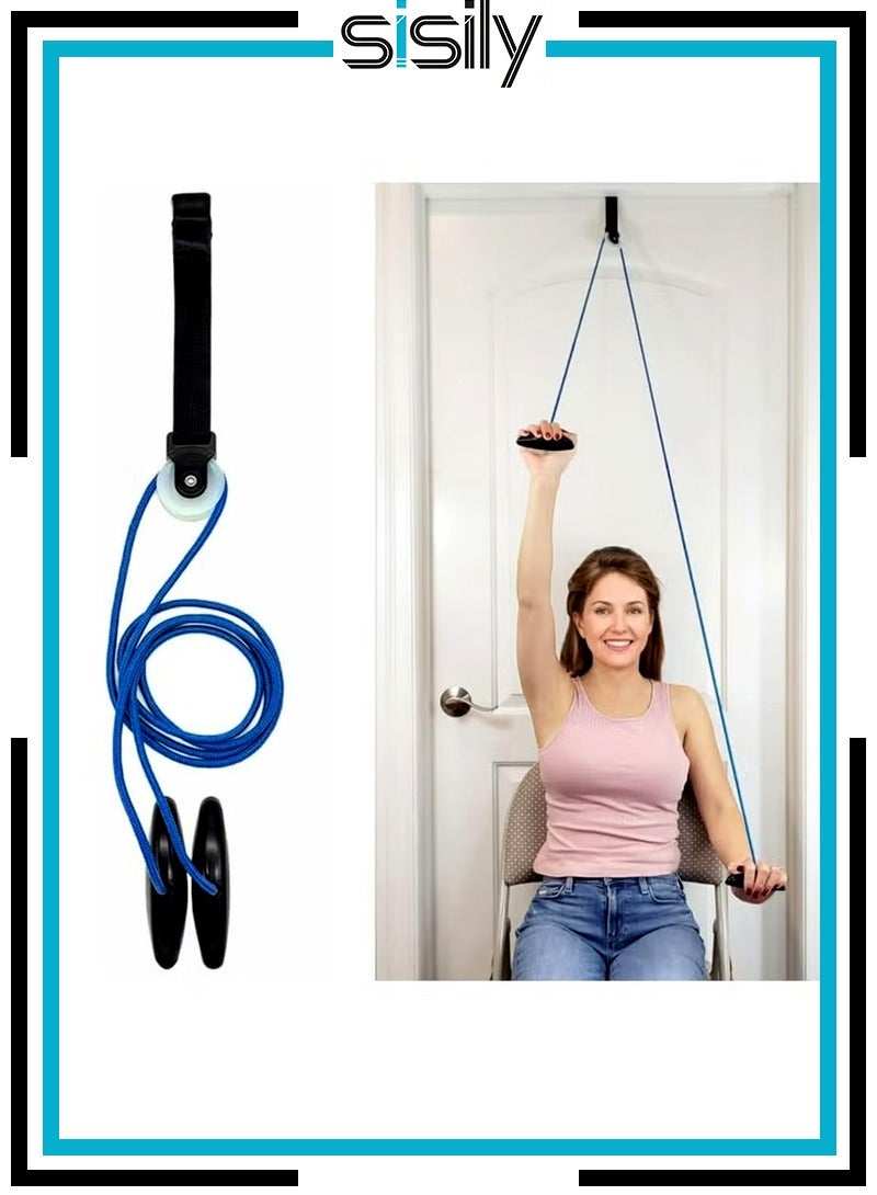 سيسلي بكرة الكتف للعلاج الطبيعي مع دليل التمرين - تعمل على تحسين قوة الكتف ونطاق الحركة - تقلل الألم وتساعد على تعافي العضلات - Image 1