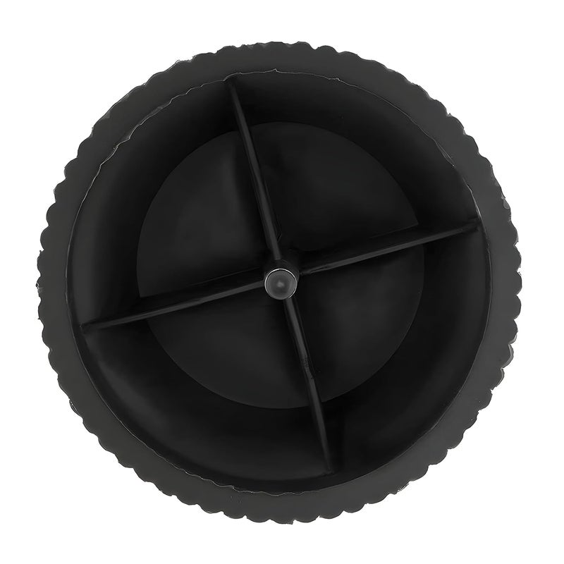 Oblivion Oblivion 4Piece Round Base Stand Set for Refrigerator Washing Machine Appliance Black Adjustable AntiVibration Furniture Pad with Floor Protector Features  - Image 5