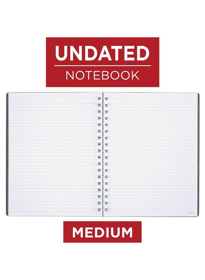 At-A-Glance Collection Gray Twin Wire Notebook - Image 3