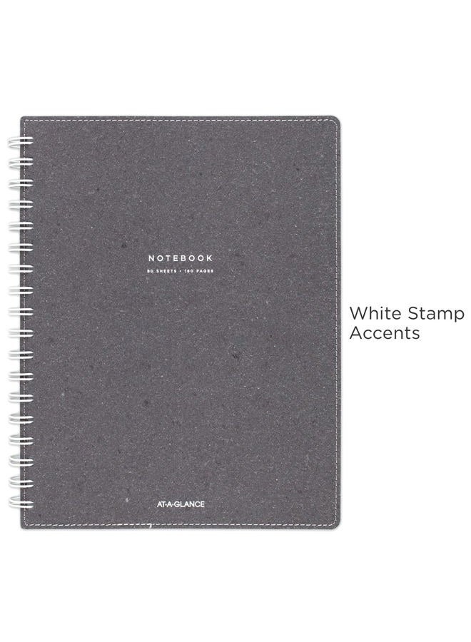 At-A-Glance Collection Gray Twin Wire Notebook - Image 5