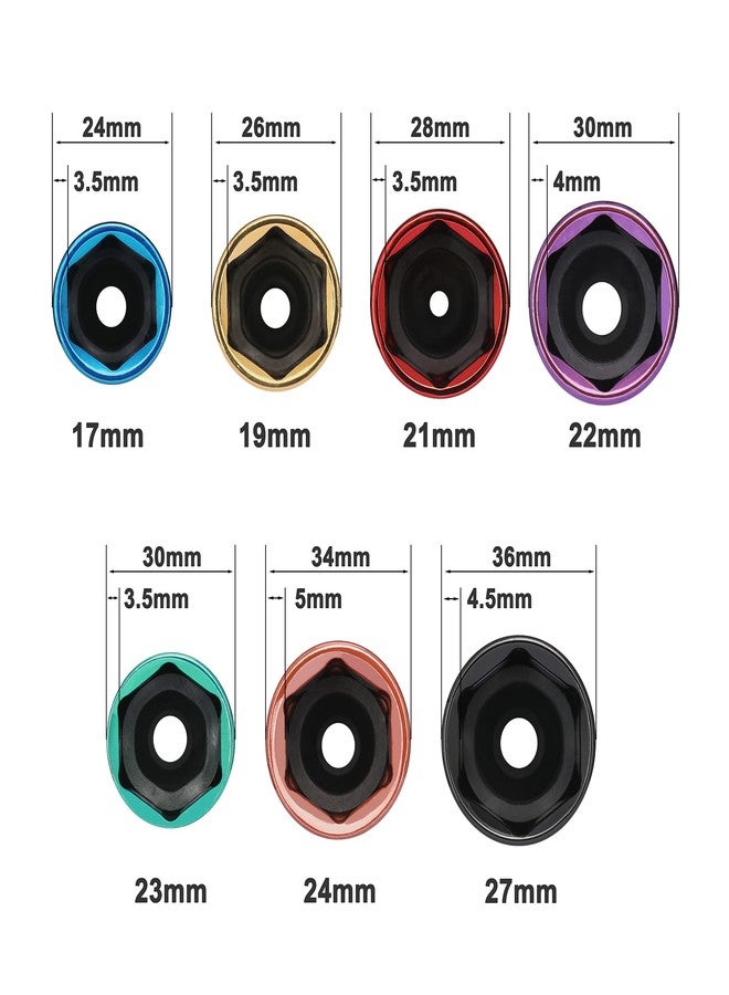 EMENTOL 7PCS 1/2" Drive Thin Wall Deep Wheel Protector Impact Socket Set, CR-MO, Lug Nut Impact Socket Set-17mm, 19mm, 21mm, 22mm, 23mm, 24mm, 27mm - Image 4