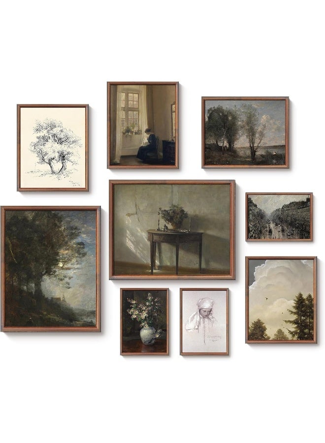Home Trove Viyyiea Vintage Wall Art Prints Set Artwork Paintings Room Decor Pictures Collage Abstract Wall Decor Retro Aesthetic Posters For Living Room Bathroom Bedroom Office - Image 1