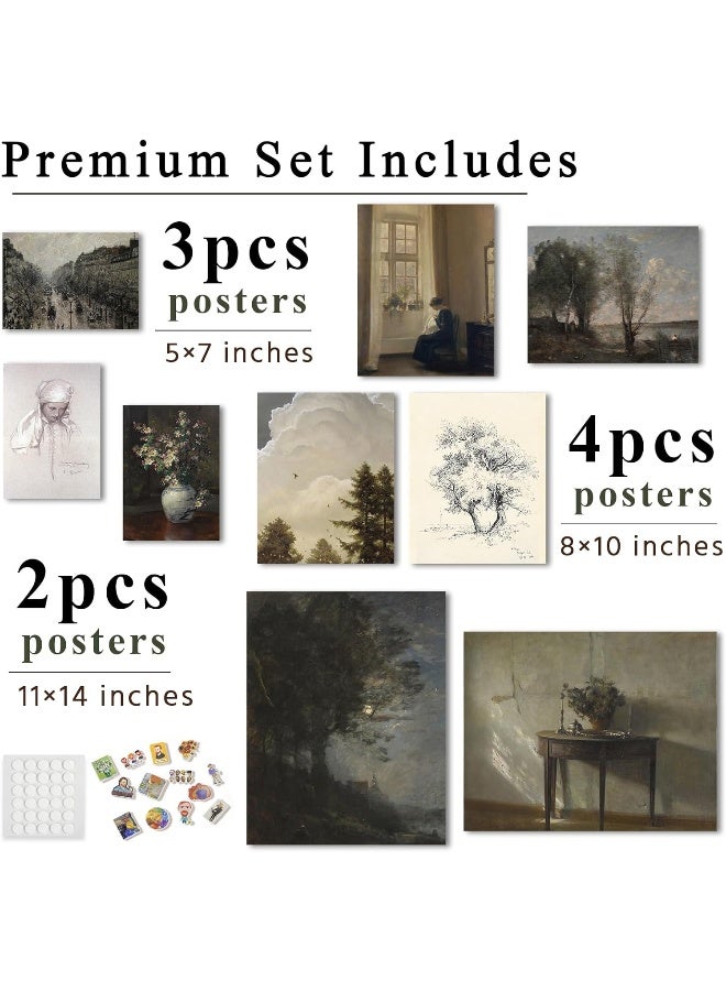 Home Trove Viyyiea Vintage Wall Art Prints Set Artwork Paintings Room Decor Pictures Collage Abstract Wall Decor Retro Aesthetic Posters For Living Room Bathroom Bedroom Office - Image 4
