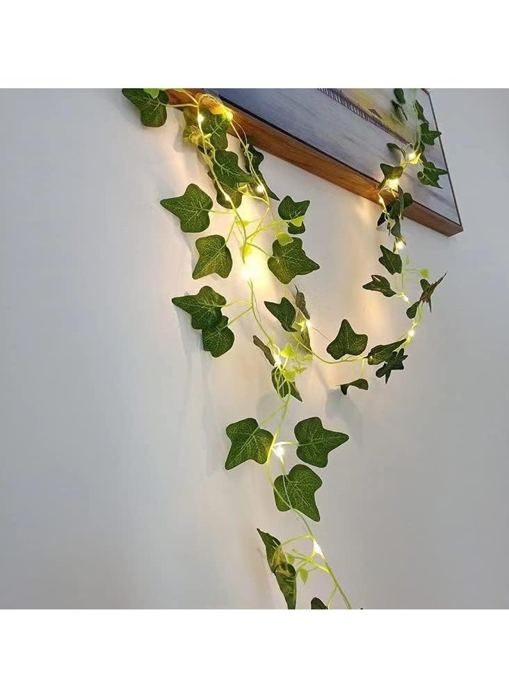 Oasisgalore - 10m LED Ivy String Lights for Home and Wedding Decor (100 LEDs) - Image 1