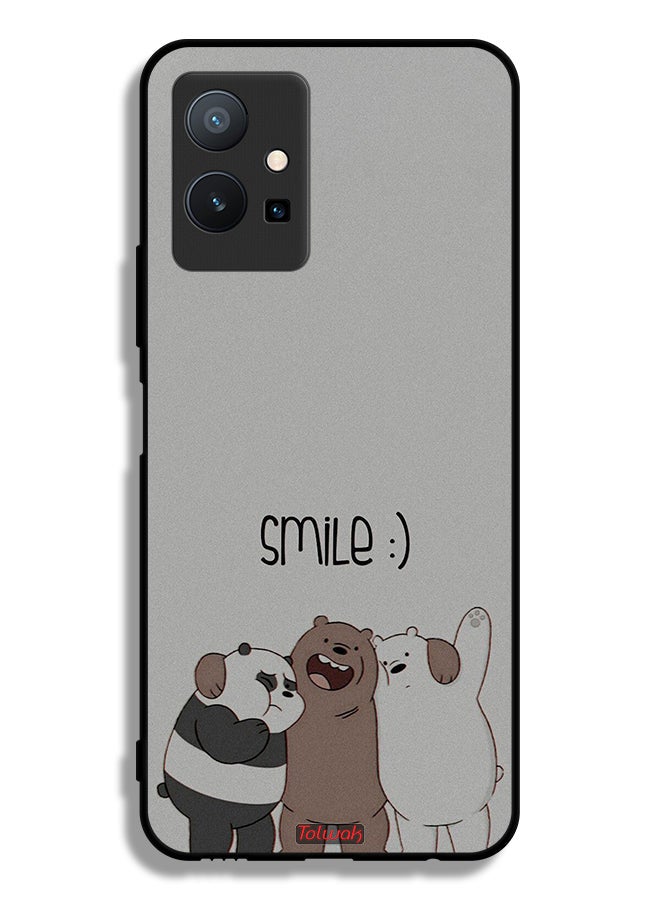 Tolwak Vivo Y75 5G Protective Case Cover Friends Smile - Image 2