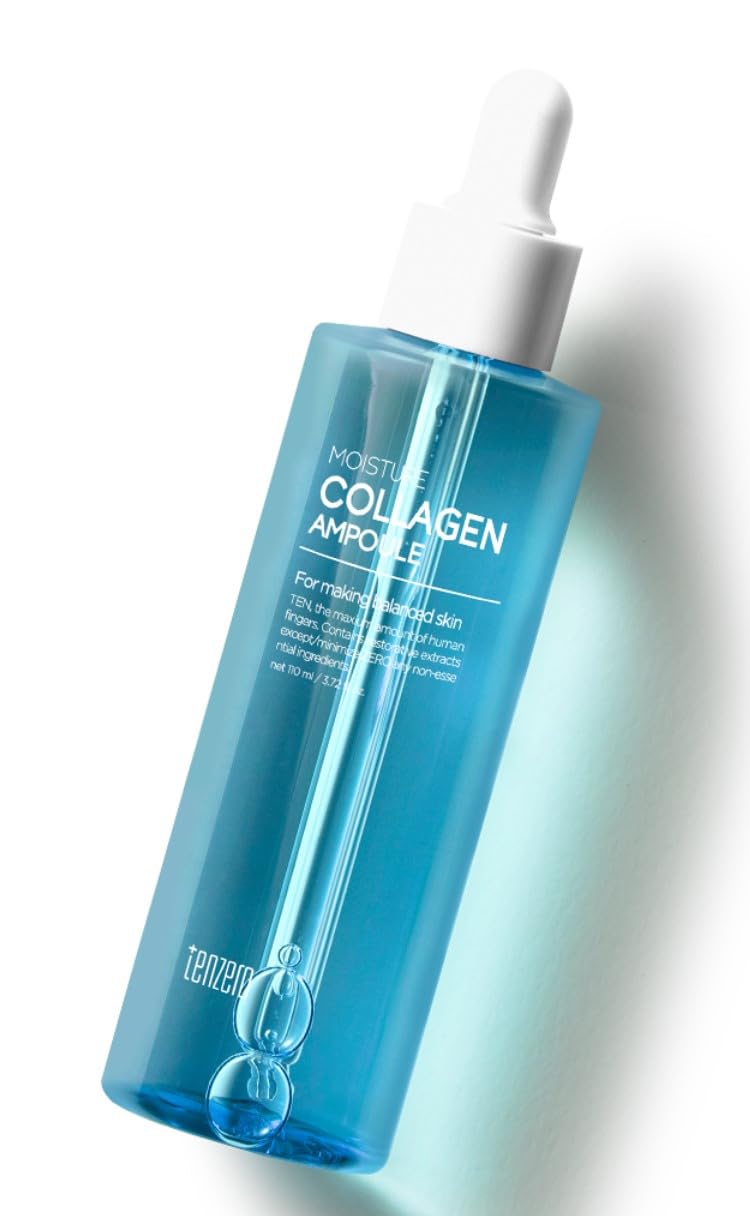 tenzero Hydrating Skincare Set Collagen Ampoules  Intensive Moisturizing Treatment  Korean Beauty Serums for Radiant Skin  110ml372oz COLLAGEN