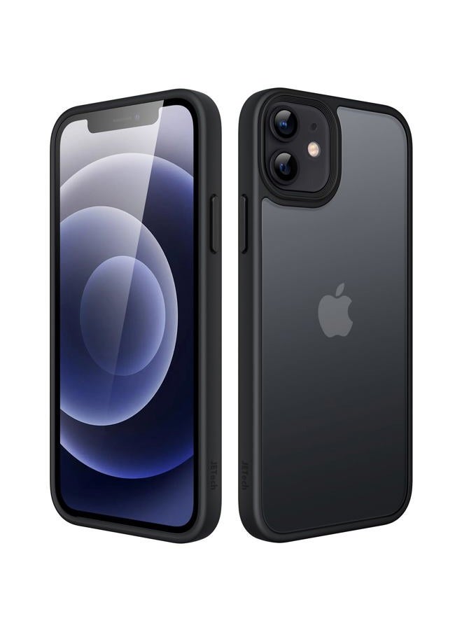 Jetech Matte Case for iPhone 12 Mini 5.4-Inch, Shockproof Military Grade Drop Protection, Frosted Translucent Back Phone Cover, Anti-Fingerprint (Black) - Image 1