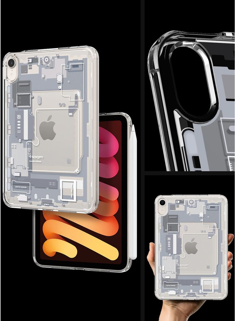 Spigen Ultra Hybrid for iPad Mini 7 Case (2024) / iPad Mini 6 (2021) 8.3 inch - Zero One White - Image 3