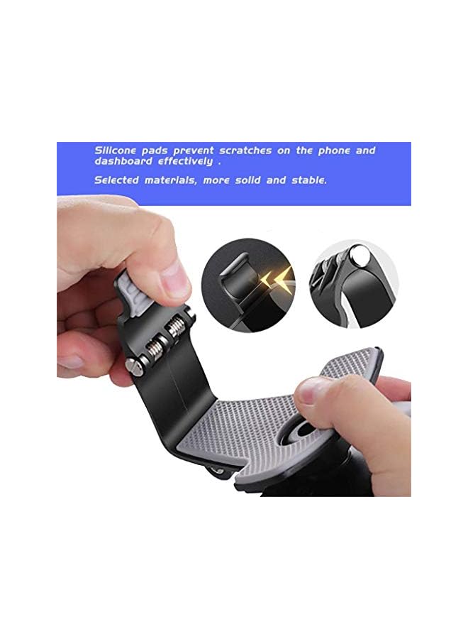 Green Tiger Car Phone Mount 360 Degree Rotation Dashboard Cell Phone Holder for Car Clip Mount Stand Suitable for 4 to 7 inch Smartphones - Image 2