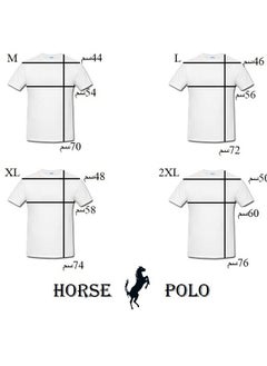 Horse Polo Round Neck T-Shirt Off-White Printed, The Top - pzsku/Z07A7694C76490DE3AFC1Z/45/_/1710350975/919a632e-8be9-43d0-9855-874536c8f157