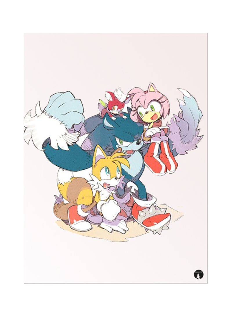 RKN The Video Game Sonic Mouse Pad Multicolour