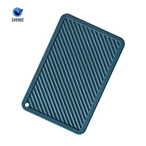 Leeonz Silicone Large Square Waterproof Table Mats Trivets for Hot Pots Holder for Kitchen , Random Colour - Set of 3 Pcs - Image 2