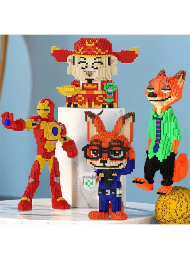 Yangpin Large Compatible Lego Series Small Particle Building Blocks Adult High Difficulty Puzzle Assembled Toys Wholesale-Color:92 Powder Skirt Cool Lomi  - Image 2