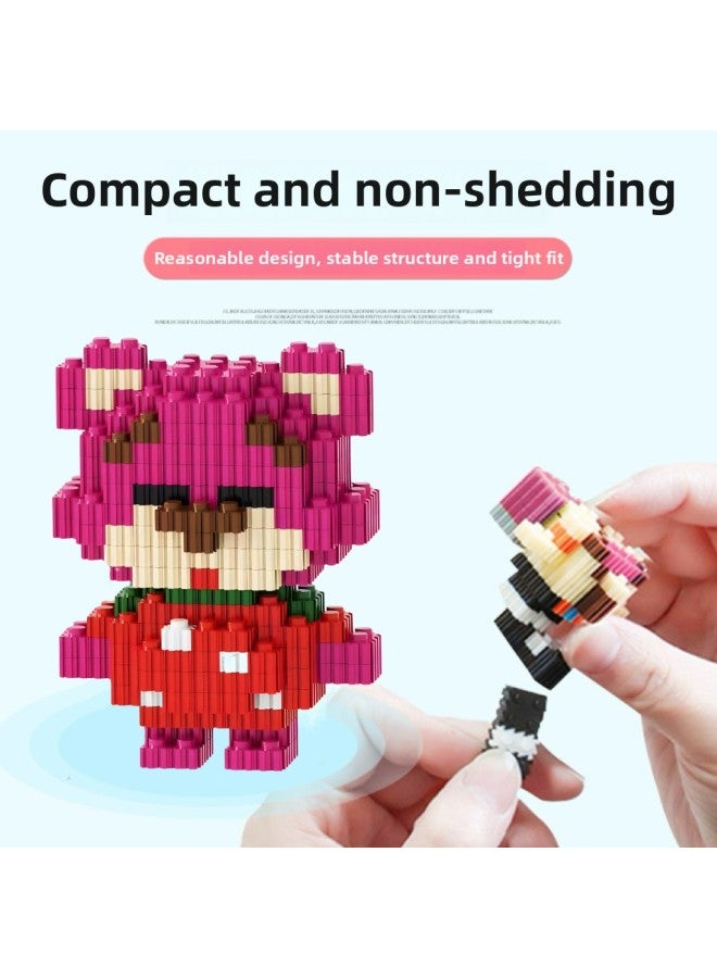 Yangpin Large Compatible Lego Series Small Particle Building Blocks Adult High Difficulty Puzzle Assembled Toys Wholesale-Color:92 Powder Skirt Cool Lomi  - Image 5
