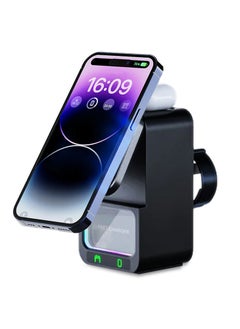 Choosey 4 in 1 Wireless Charger with Bluetooth Speaker Charging Station, Phone Charger Stand, Wireless Charging Station for iPhone, Samsung, Pixel & More, Apple Watches & AirPods