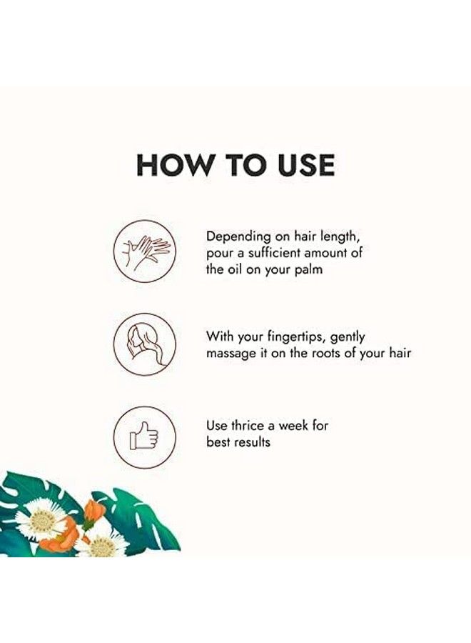 Kapiva Bhringraj Hair Nourishing Oil (200 Ml) 100% Ayurvedic ; Voluminous Hair Within 90 Days ; Provides Hair Nourishment Pack Of 2 - Image 4