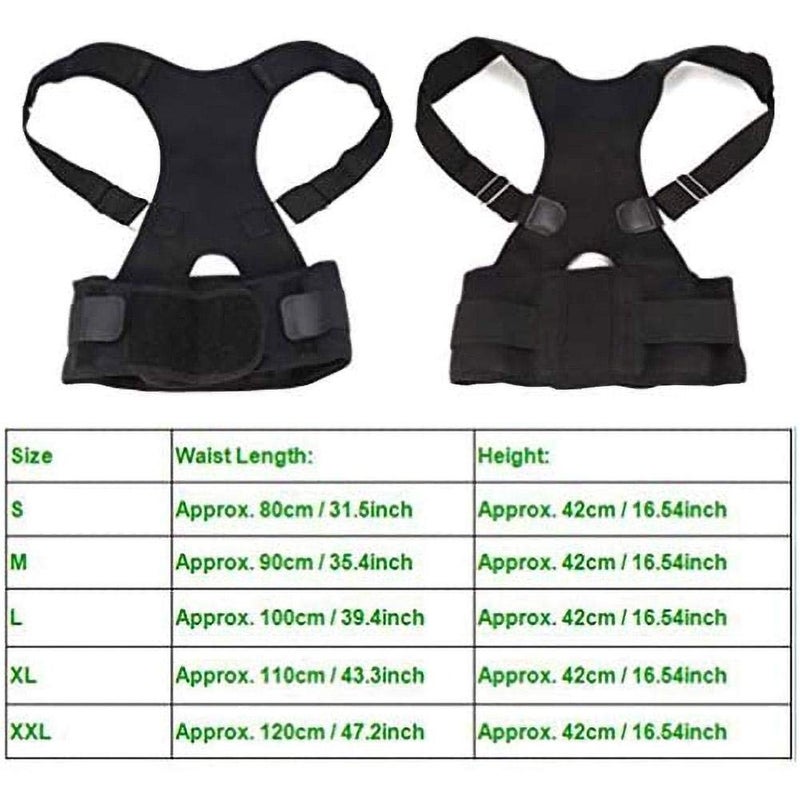 woobles Posture Corrector, Adjustable Back Brace Posture Clavicle Spine Corset Support Belt Breathable Back Straightener for Men Women B M B-M - Image 5