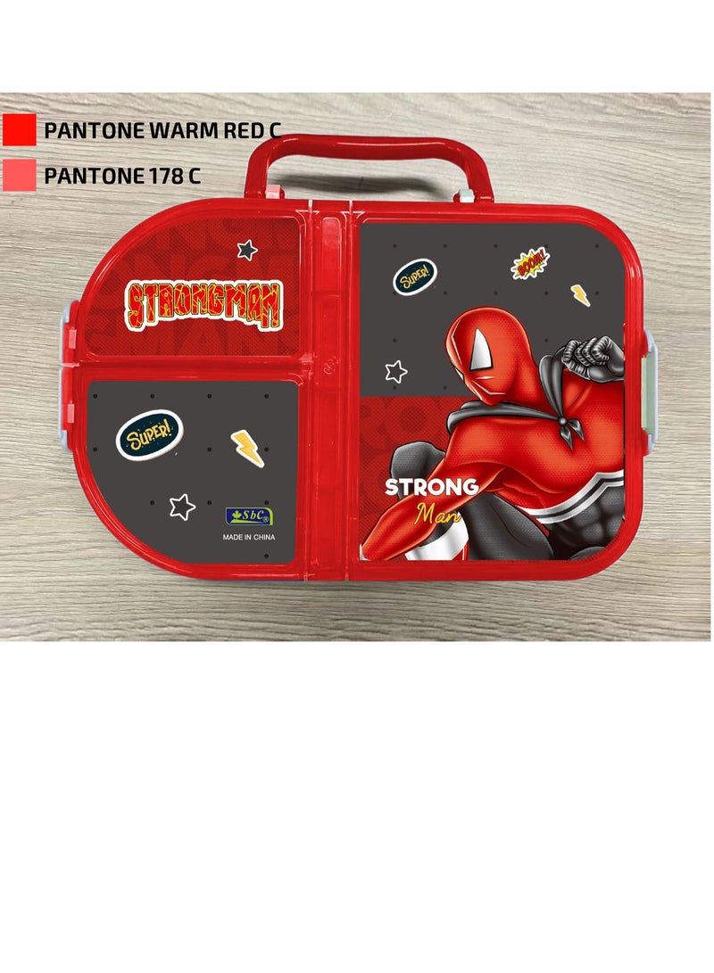 3 compartment lunch box
