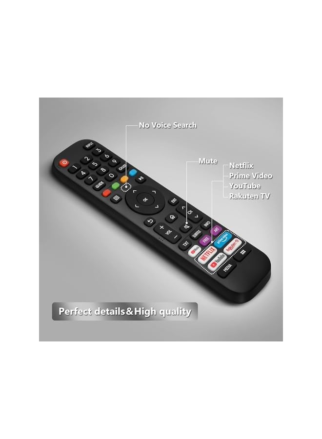 TIGER Universal Replacement for TV, New Upgraded Infrared Remote Control EN2G30H/EN2A30,with Netflix, Prime Video, YouTube, Rakuten TV Buttons - Image 3
