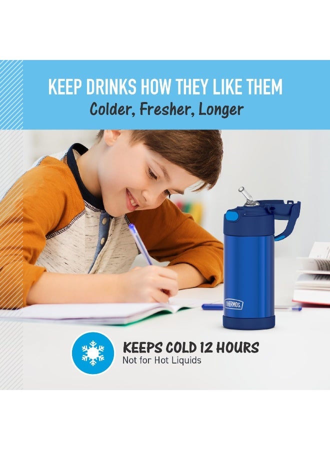THERMOS FUNTAINER Stainless Steel Kids Blue Bottle 355ML - Image 5