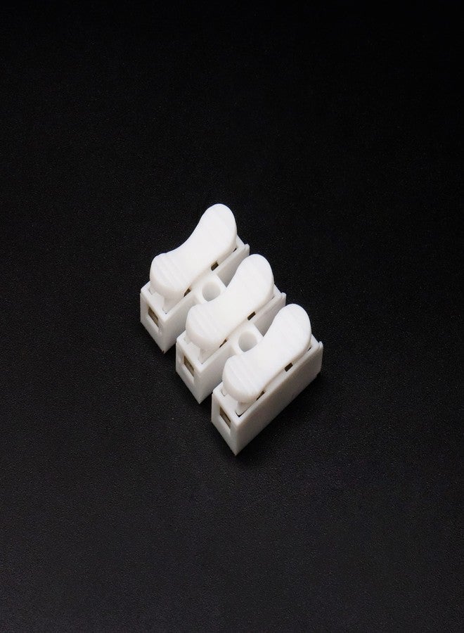 Electronicspices Electronic Spices Pack of 10 CH3 Quick Cable Clamp Terminal Block Connector Spring Wire Connector for LED Light bar Connection Spring Cable clamp - Image 3