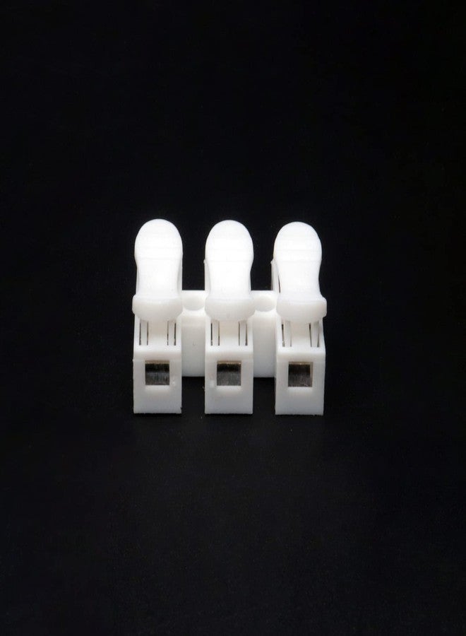 Electronicspices Electronic Spices Pack of 10 CH3 Quick Cable Clamp Terminal Block Connector Spring Wire Connector for LED Light bar Connection Spring Cable clamp - Image 5