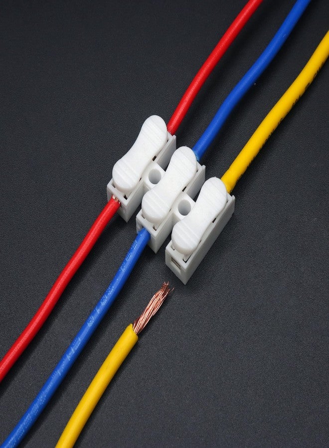 Electronicspices Electronic Spices Pack of 10 CH3 Quick Cable Clamp Terminal Block Connector Spring Wire Connector for LED Light bar Connection Spring Cable clamp - Image 4