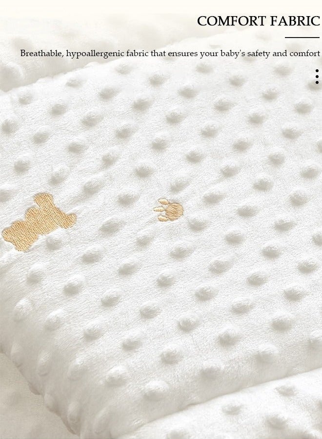 MIXDE Cot Bumper, Crib Bumper, Breathable Mesh Cot Liner, Crib Rail Cover, Baby Boys Girls Nursery Breathable Crib Bed Liner Bumper Baby Crib Rail Cover Protector Guard Padded Cot Rail Wrap for Side Front - Image 5