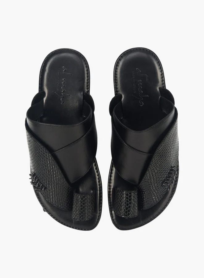 Al Waha Men's Arabic Sandals with Toe Loop - Ramadan Collection