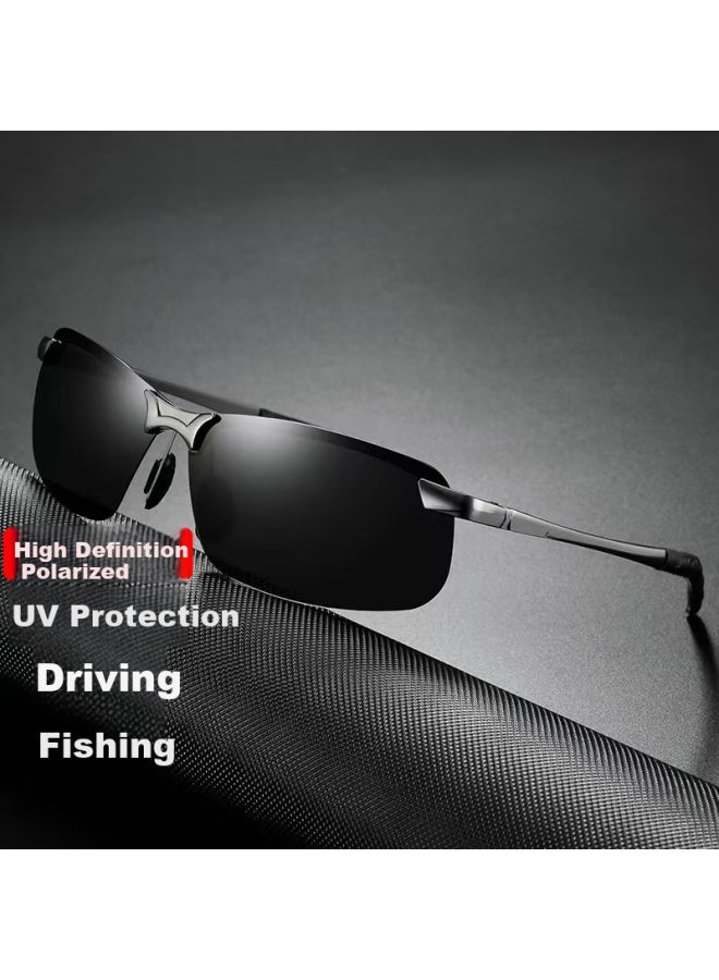 Lovedru Ralph Drew Color-changing Sungl Men's Driver Driving Sungl Fishing Shooting Anti-uv Anti-glare Sunshade Sunscreen Sungl Square Small Face Uv400 Sungl Uv400 Sunscreen High Quality P - Image 2