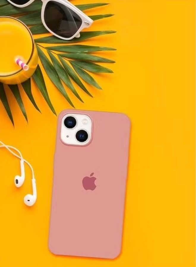 Ocean iPhone 15 Mobile Case Cover, Soft Liquid Silicone Protection Anti-Scratch Shockproof Accessories Slim Protective Back Cover with Microfiber Lining, for iPhone 15 Case, Baby Pink - Image 5