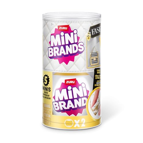 Mini Brands Fashion 2 Pack Series 3 by ZURU Real Miniature Fashion Brands Collectible Toy, 2 Capsules of 5 Mystery Miniature Brands for Girls, Teens, Adults and Collectors (2 Pack) - Image 2