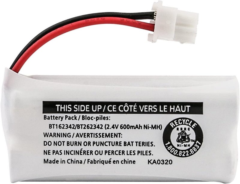 Kastar Kastar 1Pack Battery Replacement for Vtech BT162342 BT262342 BT266342 BT183342 BT283342 2SNAAA40HSX2 Battery and Vtech SN6107 SN1196 SN1197 SN6196 SN61962 SN6197 SN61972 Handset Phone  - Image 1