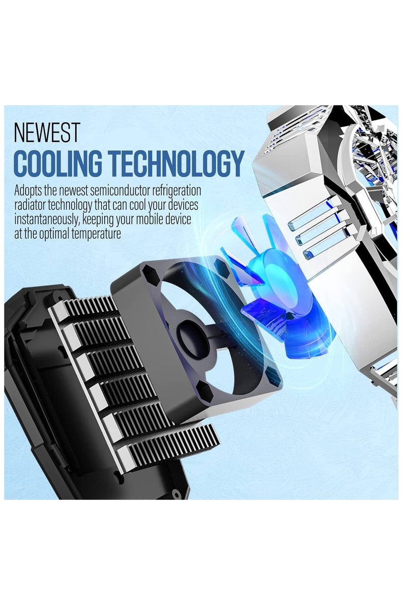 Fend Portable Mobile Phone Radiator Cooler Radiator Temperature Second Gear Adjustable Phone - Image 4