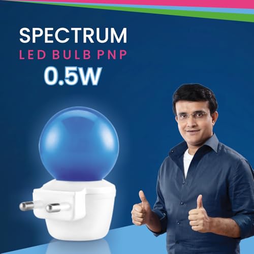 MAGIK Spectrum LED Night Lamp | 0.5W Blue Light | Plug & Play | Energy Efficient | Ideal for Bedroom, Kids Room & Living Room - Image 2