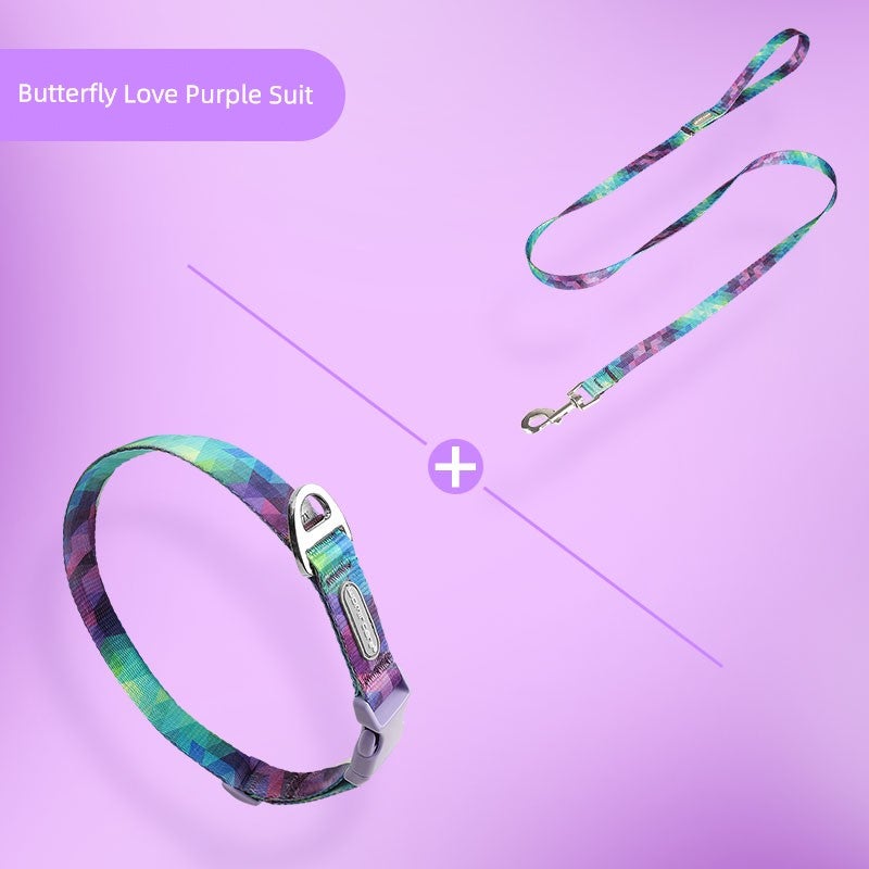 Small dog collar dog collar cat collar Shiba Inu Corgi leash medium dog collar pet supplies - Image 4