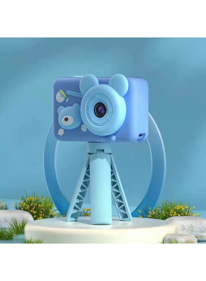 Source 2023 Children's Camera Double Photography Cute Cartoon Protective Case Holder Handheld-Color:32G  - Image 4