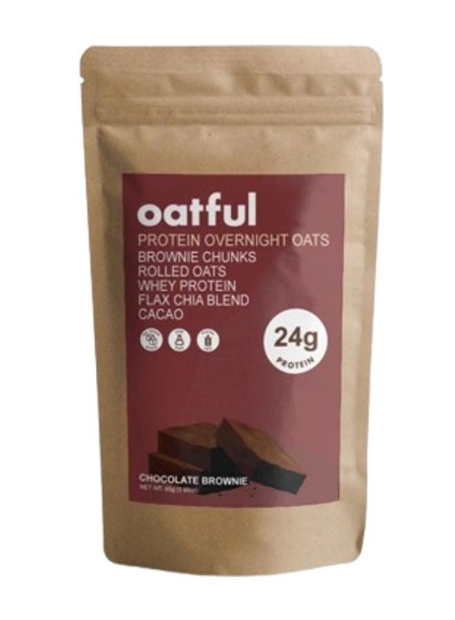 Oatful Chocolate Brownie Protein Overnight Oats Mix 85g - Image 1